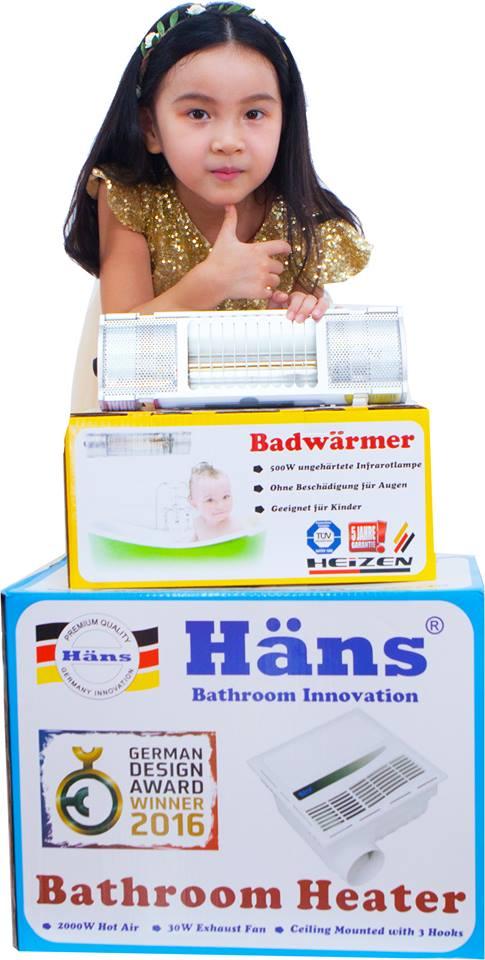 Đèn sưởi cho bé không chói mắt Heizen Heit5