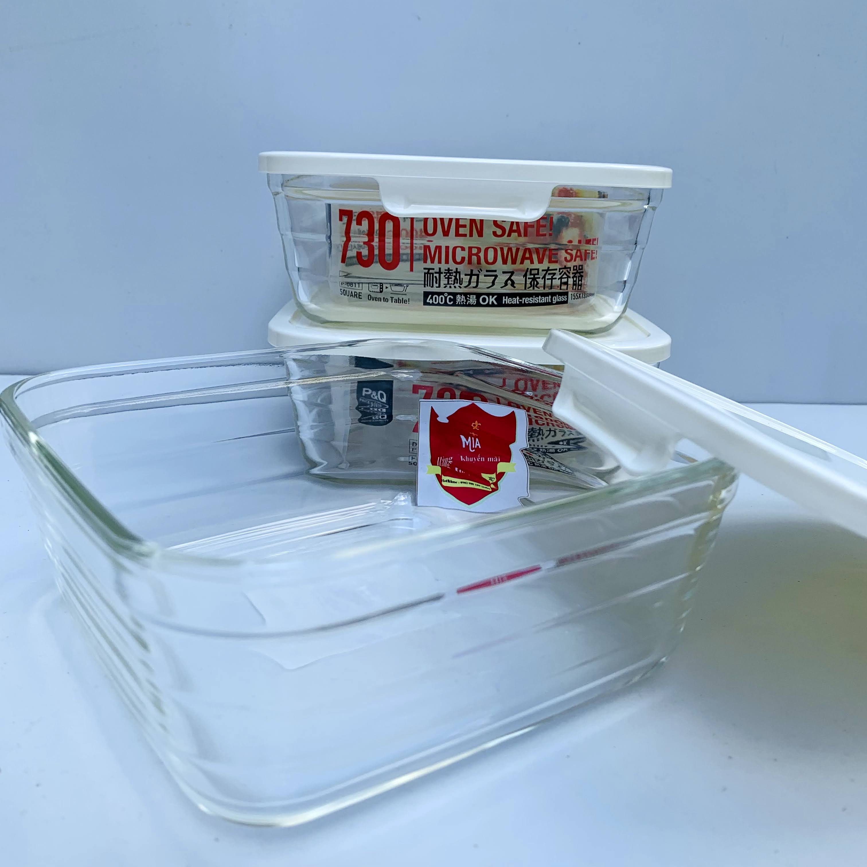 Hộp Thủy Tinh Lock&Lock Clear (730ml) 370ml