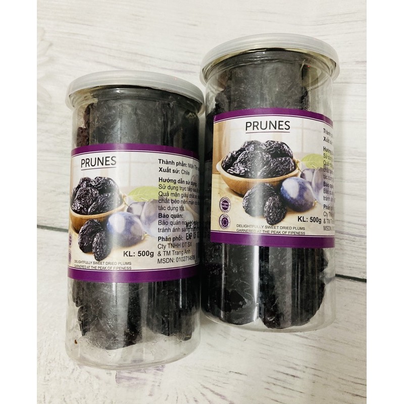 Mận dẻo sấy khô Chile 500g [Mận size bự]