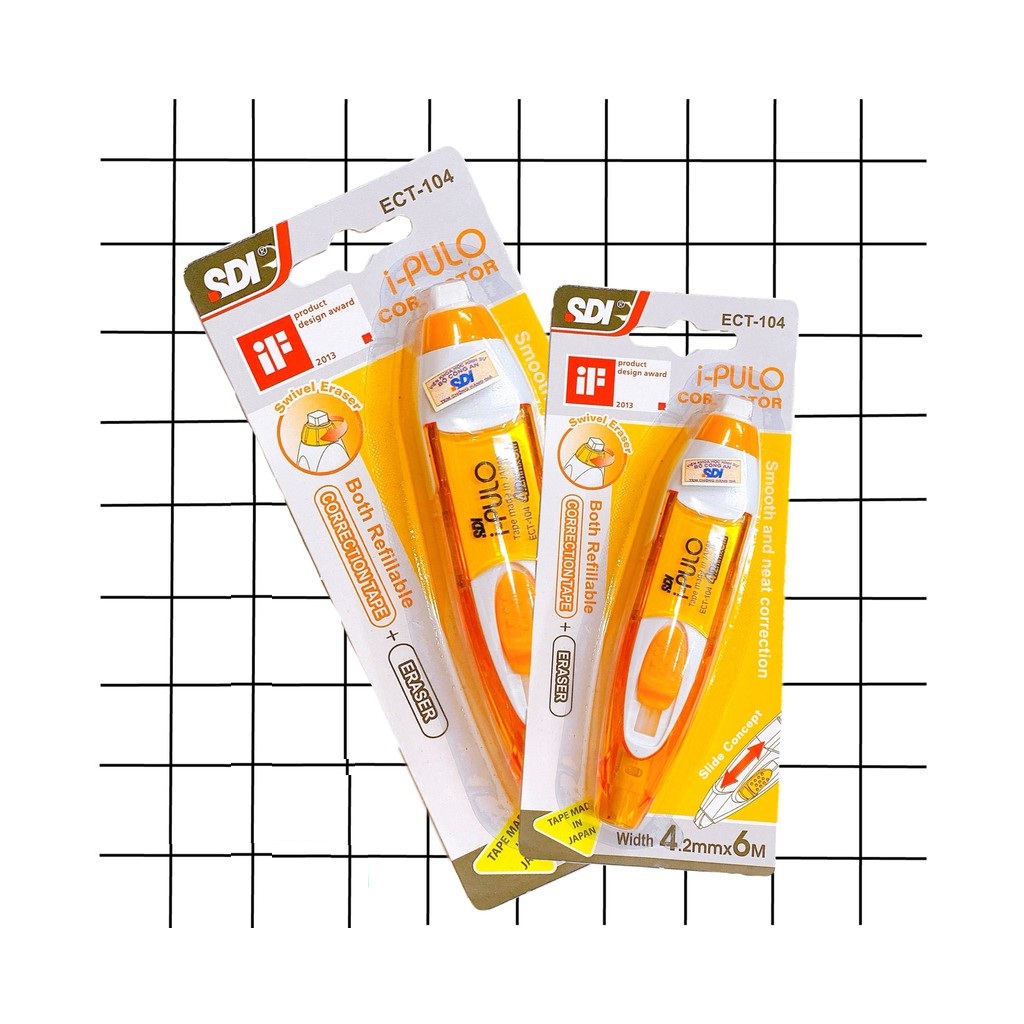 Băng xóa giấy correction tape sdi i-pulo ect-104, ect-105