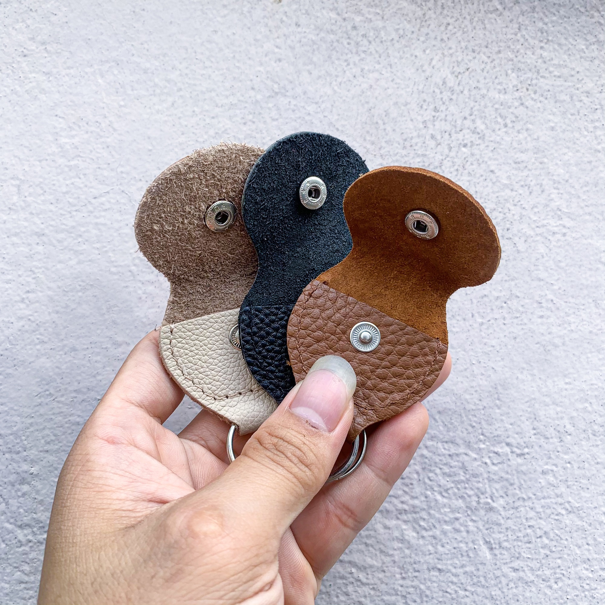 Móc khóa - bao đựng pick Guitar | Chất liệu giả da