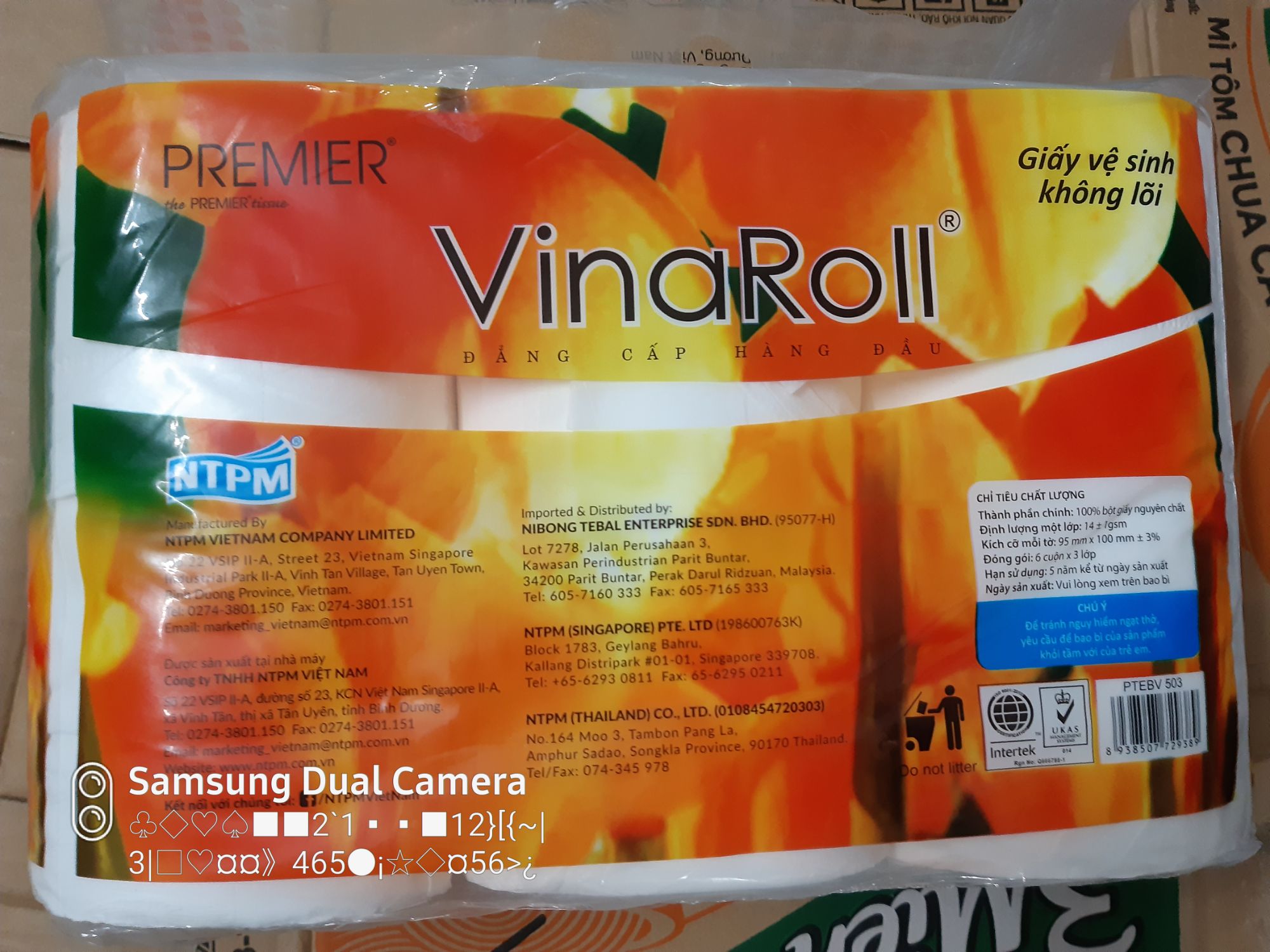 Giấy cuộn VinaRoll không lõi