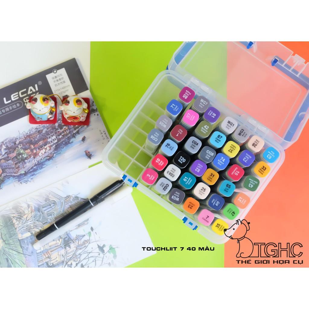 Bút Marker Touchliit 7: Bộ 40 Màu