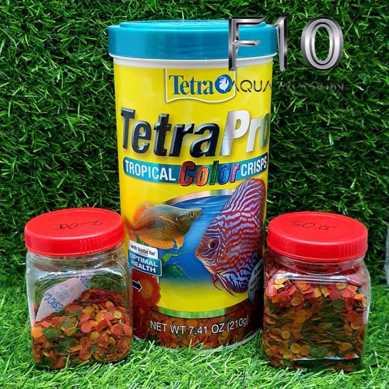Thức ăn cao cấp cho Cá TETRA PRO - Cám kích màu cá giúp cá trở nên rực rỡ nhất - Chiết từ Hộp 210G - 20G