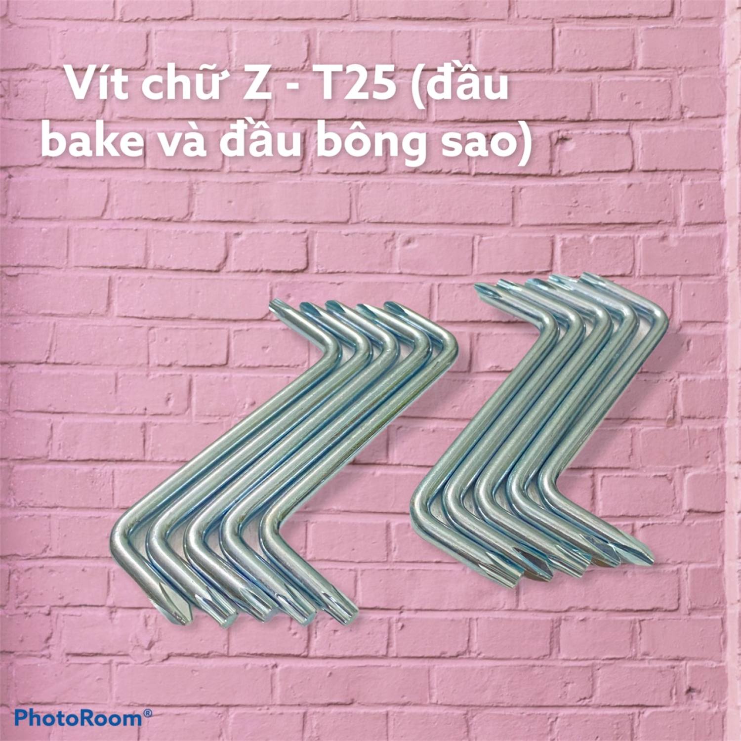 Vít chữ Z - T25 ( đầu bake và đầu bông sao )