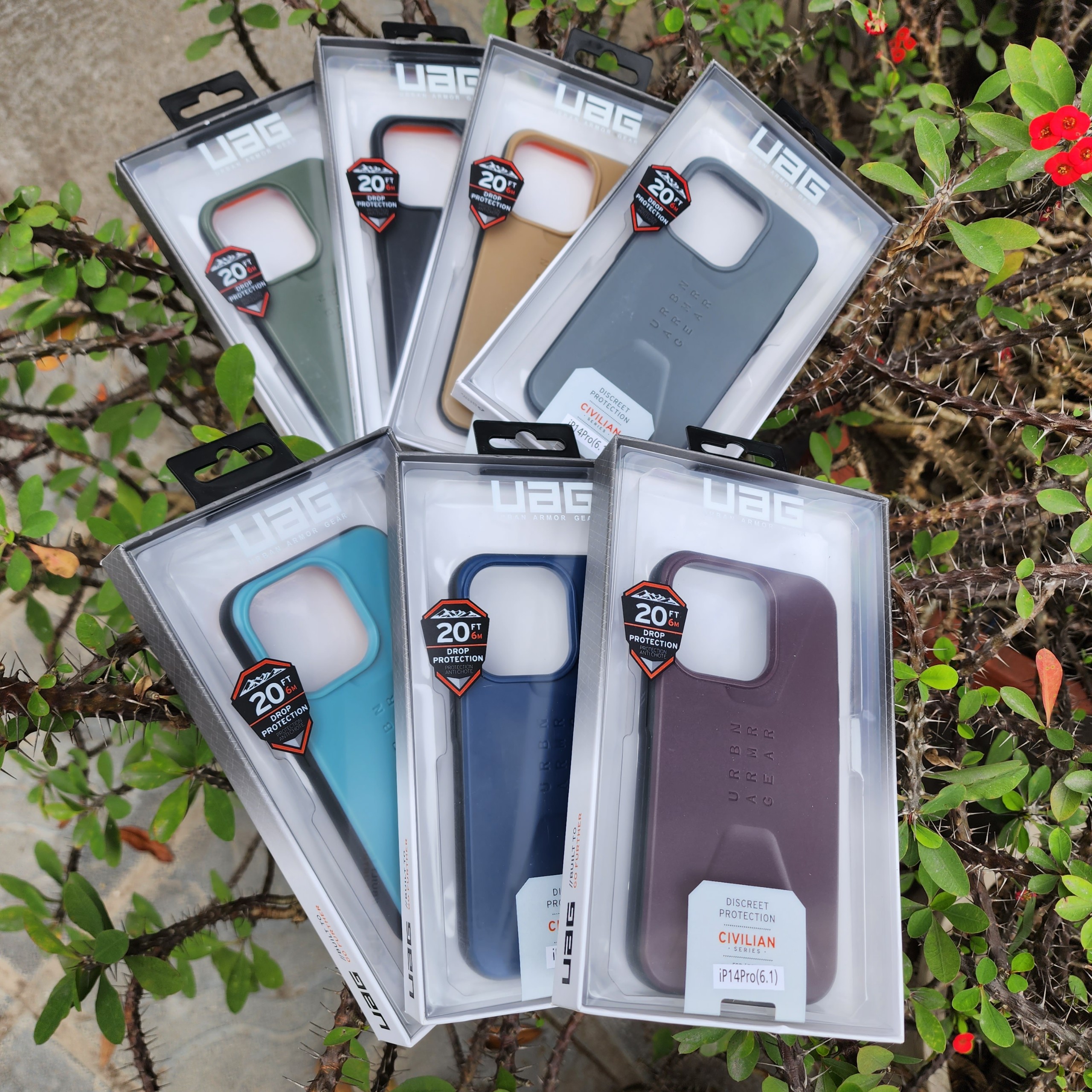 Ốp lưng điện thoại uag civilian chống sốc cho iphone 14,14 pro,14 plus,14 pro max