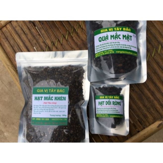 sỉ toàn quốc 3 thứ ( 100g hạt mắc khén + 100g hạt mắc mật + 10 hạt dổi nếp rừng)