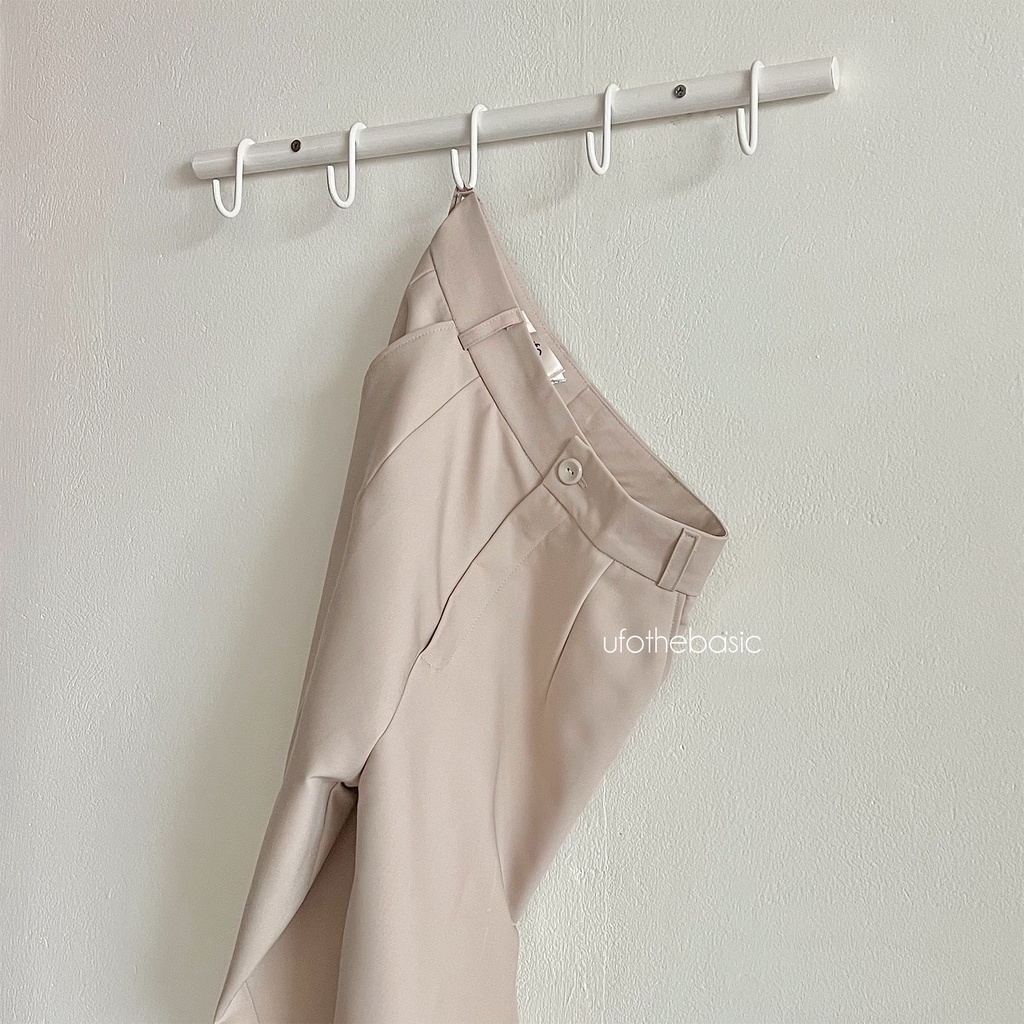 [Nhập LAZLOOK99 GIẢM 100K/500K] Quần baggy nữ màu be nhạt – Basic Baggy (light beige) – ufo.thebasic