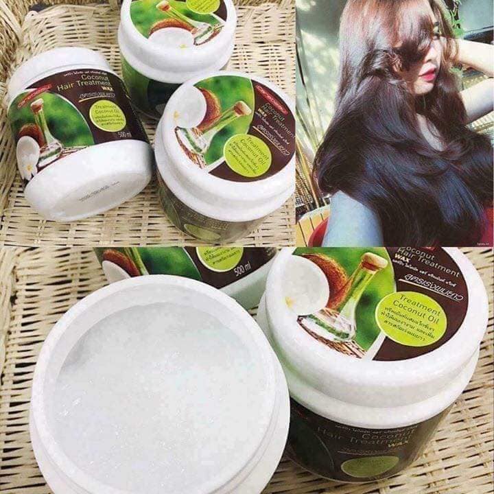 01 Hủ Kem Ủ Tóc Dừa Non Carebeau Thái Lan 500ml - \