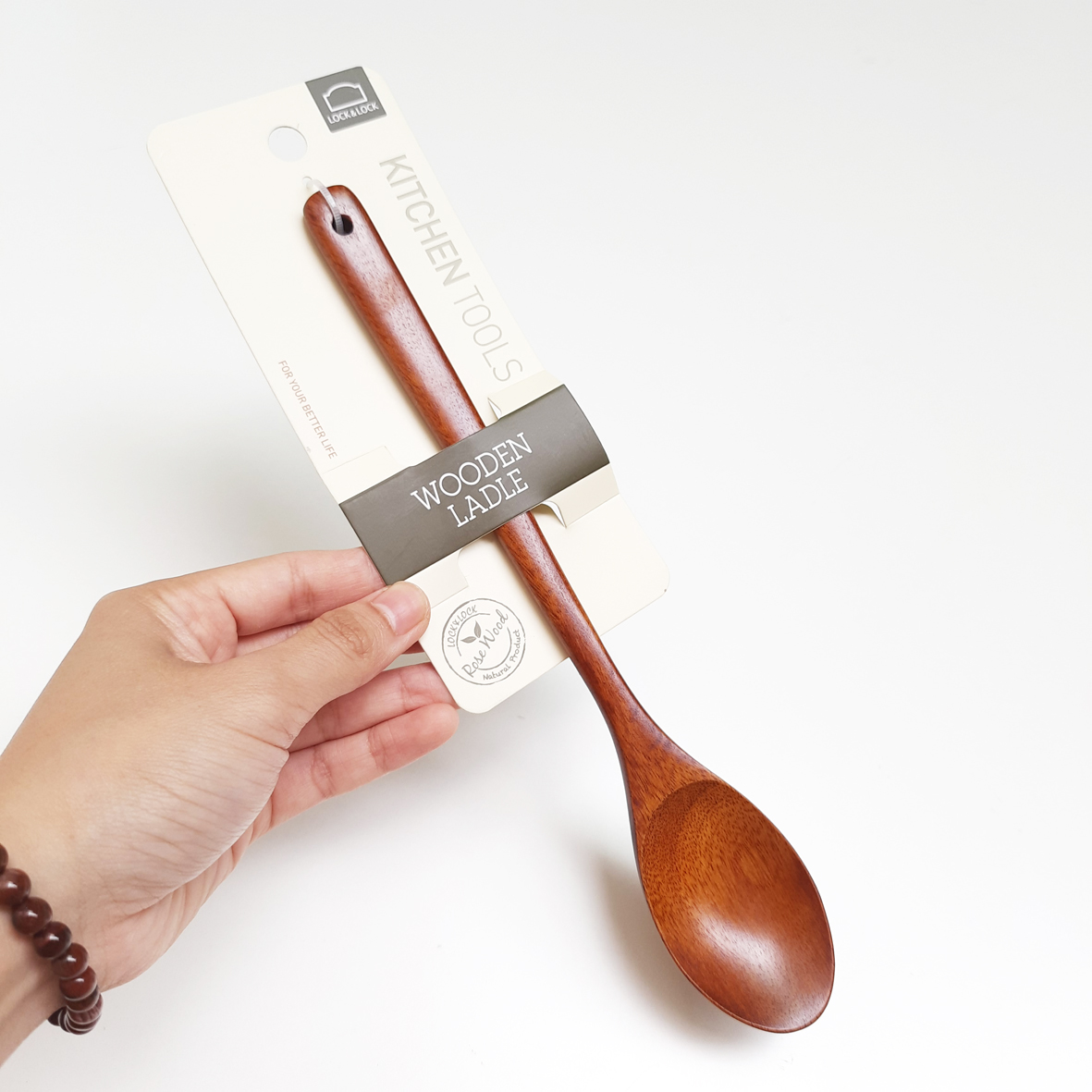Thìa gỗ - Muỗng gỗ dài Lock&Lock F00089