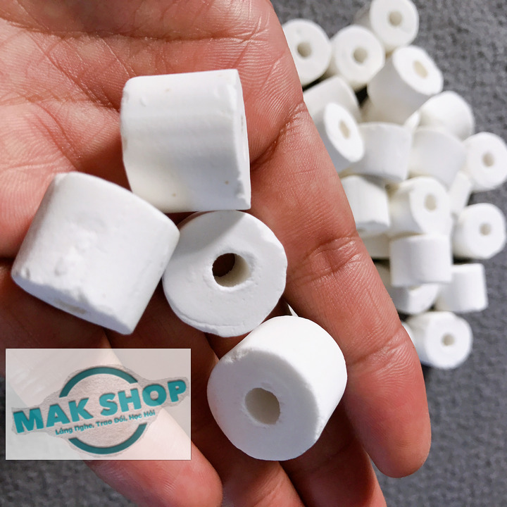 Sứ Trắng, Sứ Lọc Nước Hồ Cá Cảnh 500g, Trang Trí Bể Cá cảnh, hồ Thủy Sinh, ngôi Nhà Lý Tưởng Cho Vi Sinh