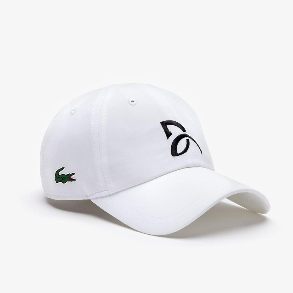 [FreeshipMAX] Mũ Lacoste Novak Djokovic Microfiber (Trắng)