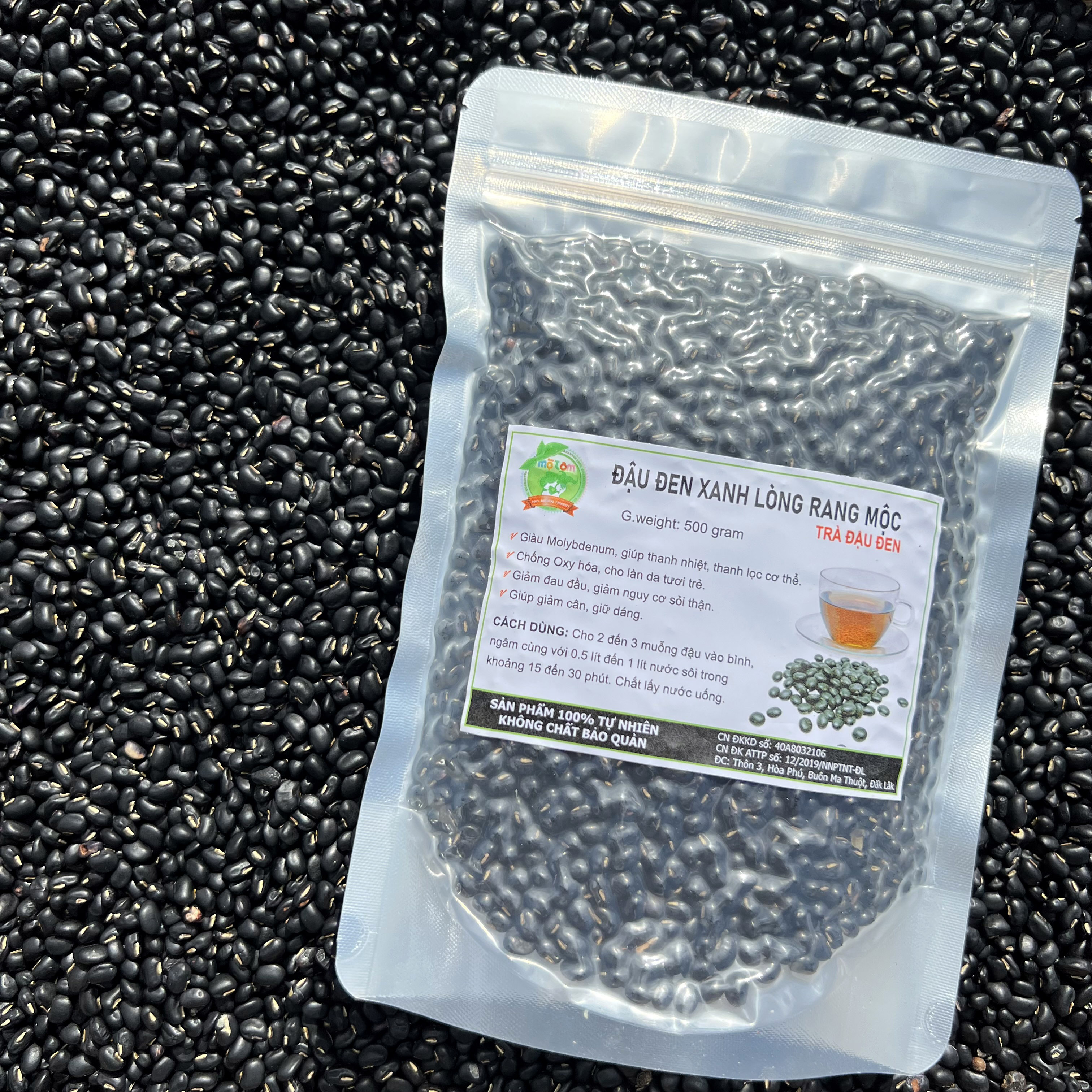 500GRAM ĐẬU ĐEN XANH LÒNG RANG MỘC (TRÀ ĐẬU ĐEN)
