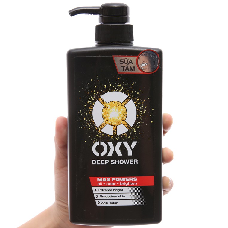 Sữa tắm tác động sâu nam Oxy Deep Shower 500ml