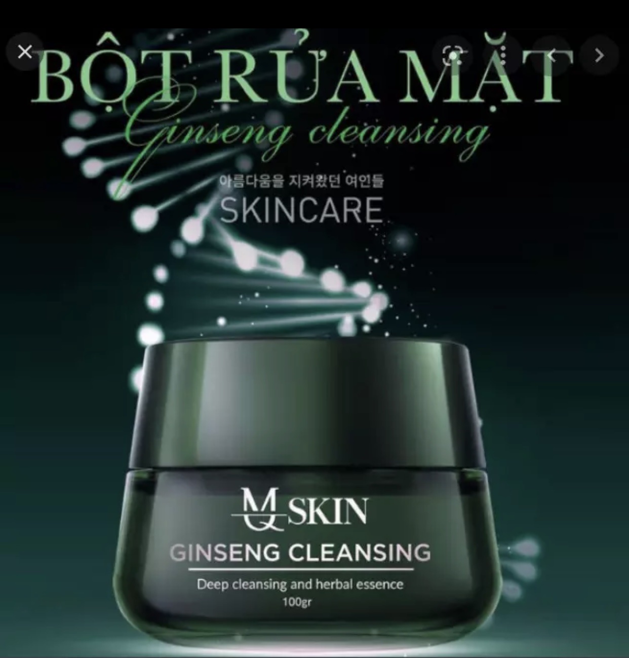 Bột Rửa Mặt Nhân Sâm MQ