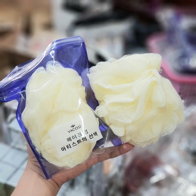 [HÀNG CHÍNH HÃNG] Bông Tắm Vacosi Plastic Bath Sponge BP21