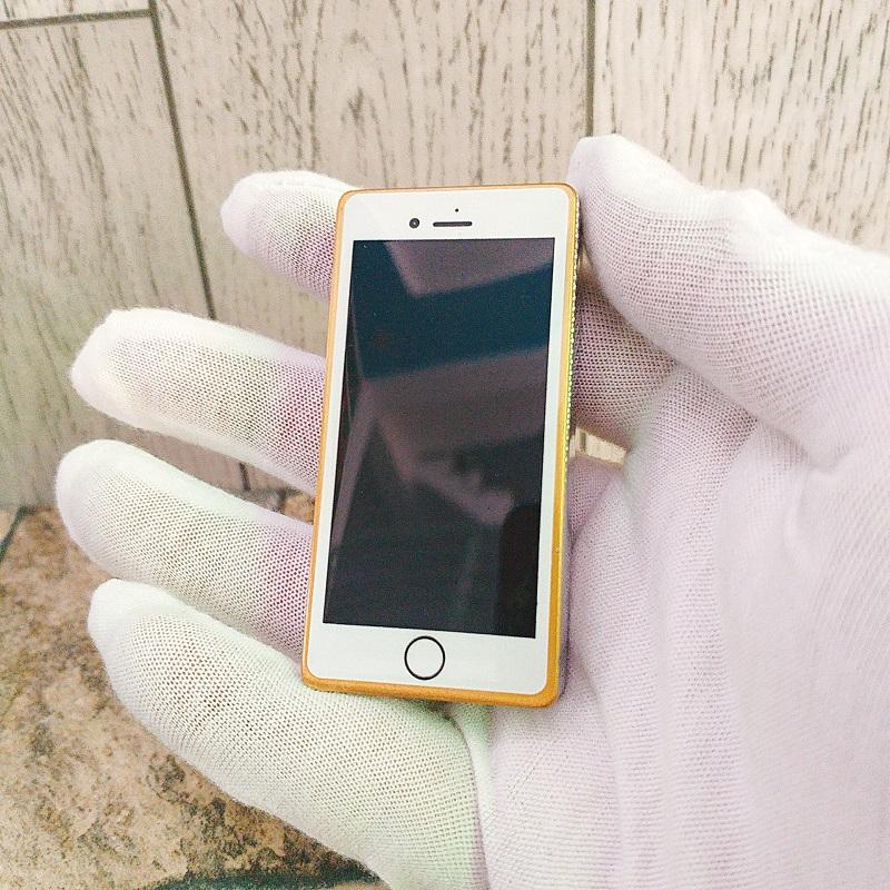 HỘP QUẸT, BẬT LỬA XÀI GAS CAO CẤP LỬA KHÒ HÌNH IPHONE 6 MINI ĐỘC ĐÁO
