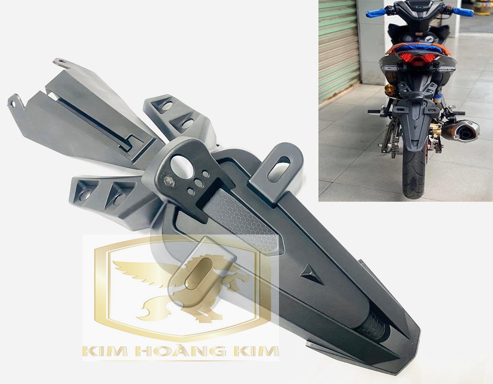 Đuôi dè gắn Exciter 150 kiểu Malay nhựa ABS xịn