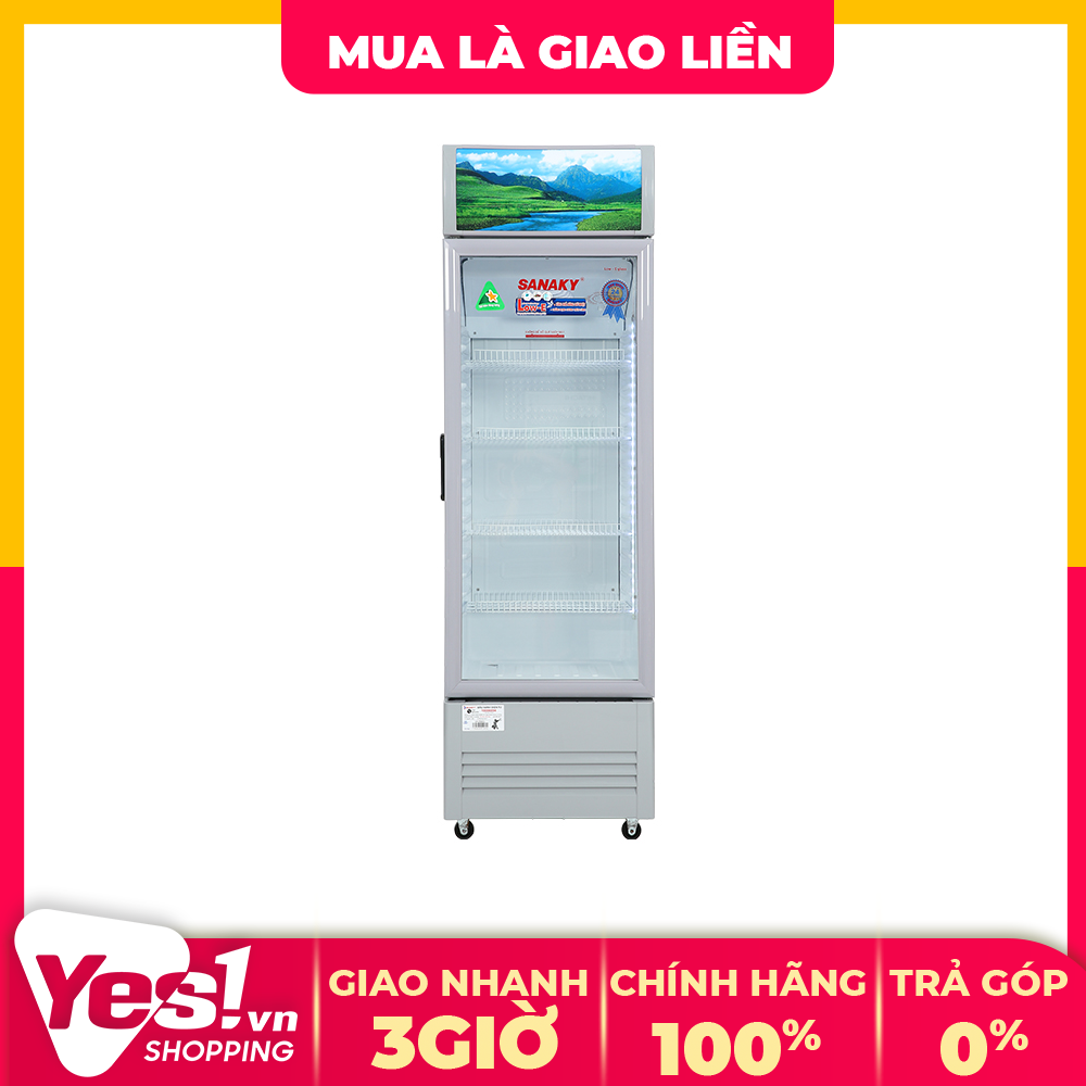 Vh-258kl - tủ mát sanaky 210 lít tm.vh258kl - bảo hành chính hãng - voucher 10% lên đến 800k