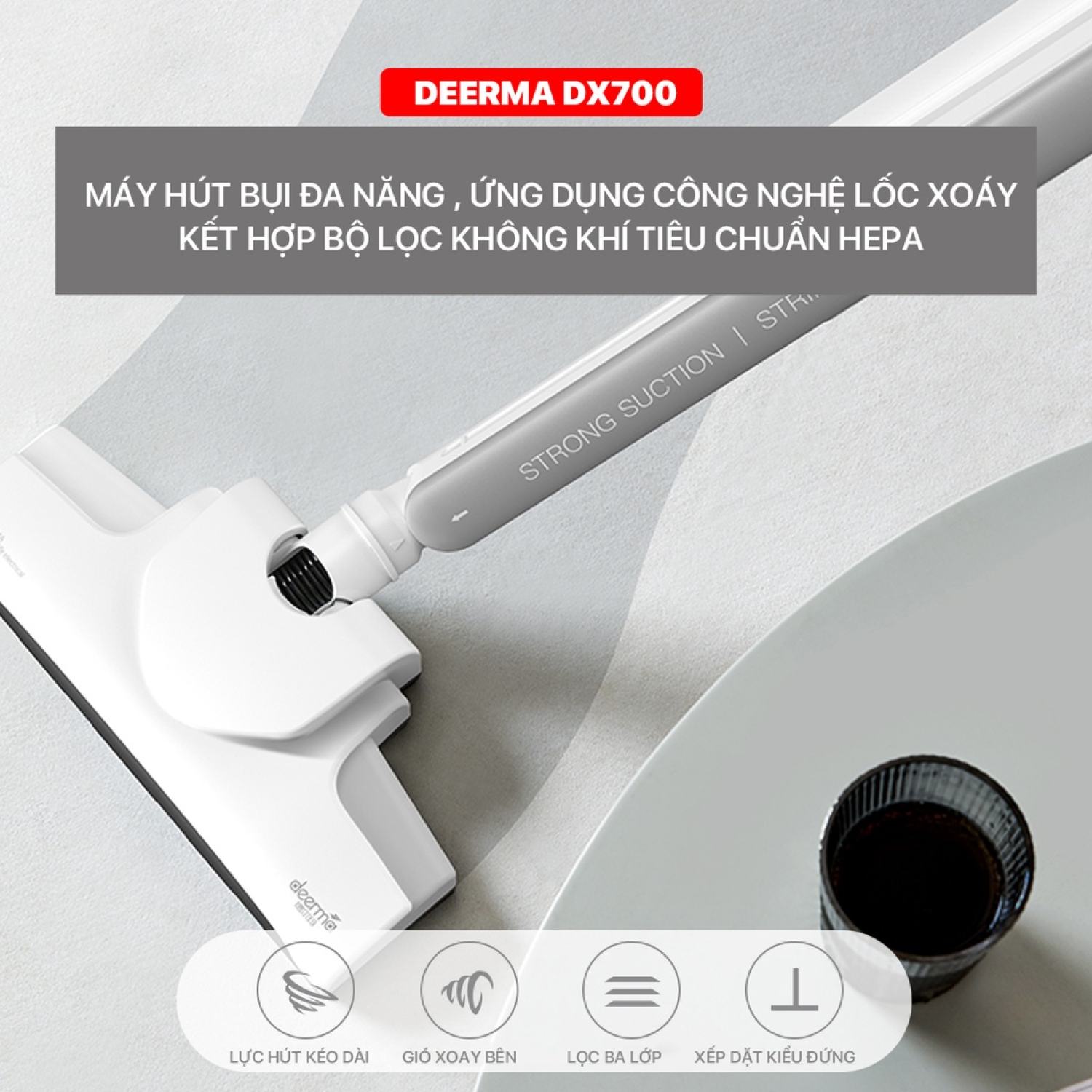 Máy Hút Bụi Cầm Tay DEERMA DX700|DX700S