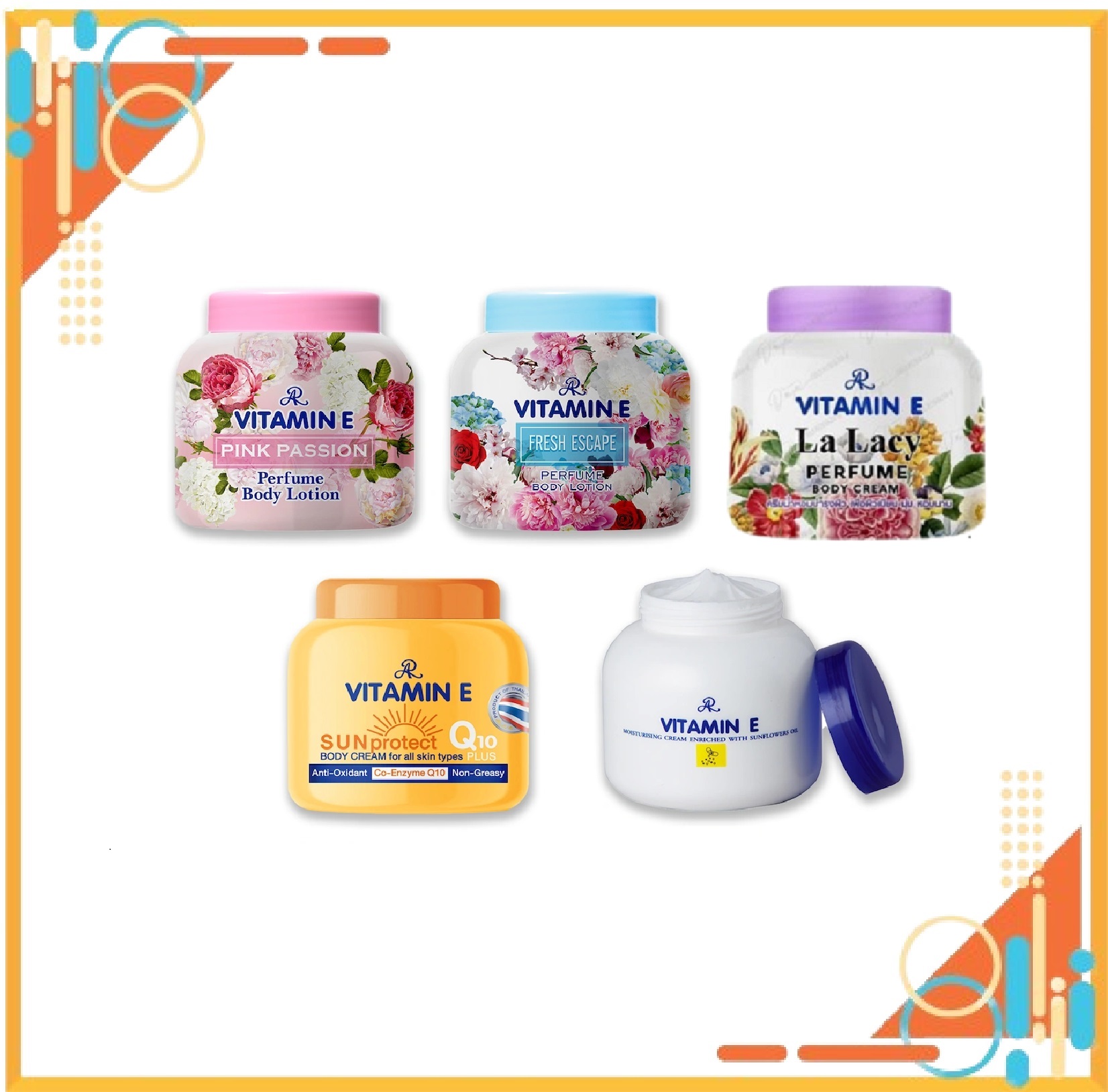 [HCM]Kem dưỡng ẩm Aron Vitamin E Moisturising Cream 200g