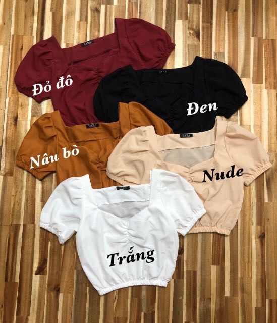 ÁO CROPTOP NHÚN NGỰC CHUN EO