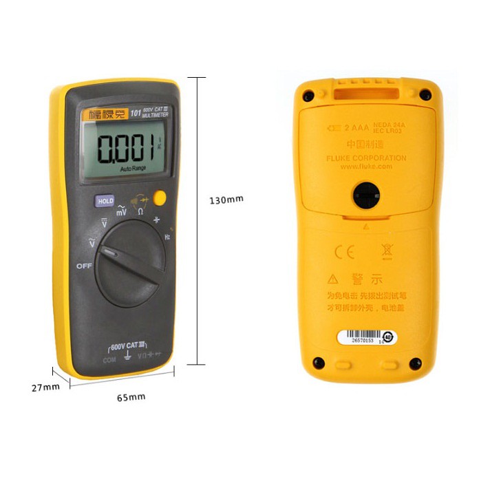 Đồng hồ vạn năng Fluke 101