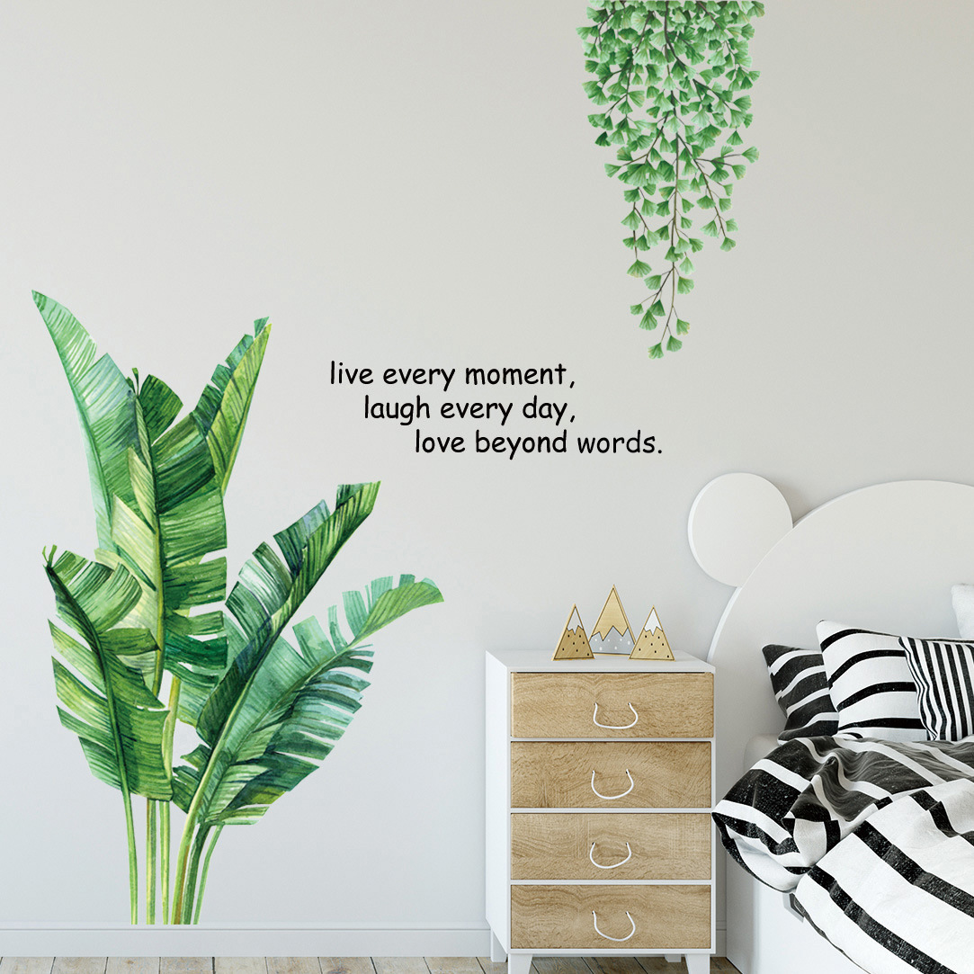 Decan Dán Tường An Phú Decor Cây Chuối Cảnh