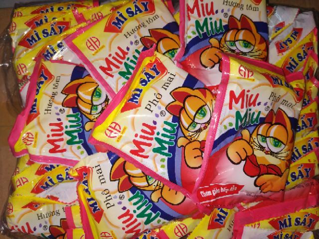 100 GÓI Mì trẻ em MIUMIU vị phô mai