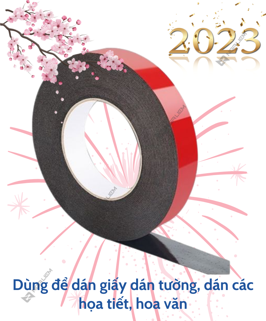 Băng Keo Xốp Đỏ 2P4 (24cm), 5P (50cm)