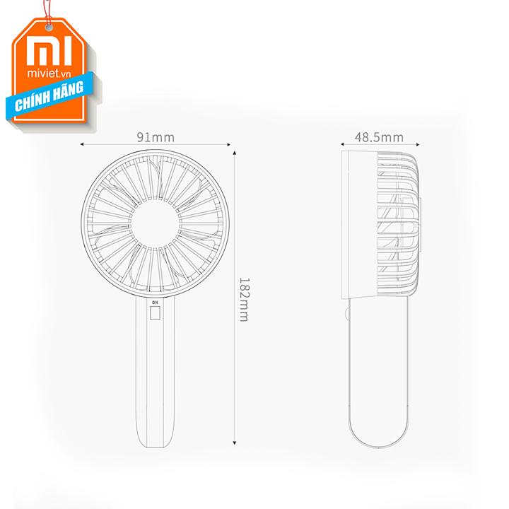 Quạt cầm tay mini 3 cấp độ Xiaomi VH