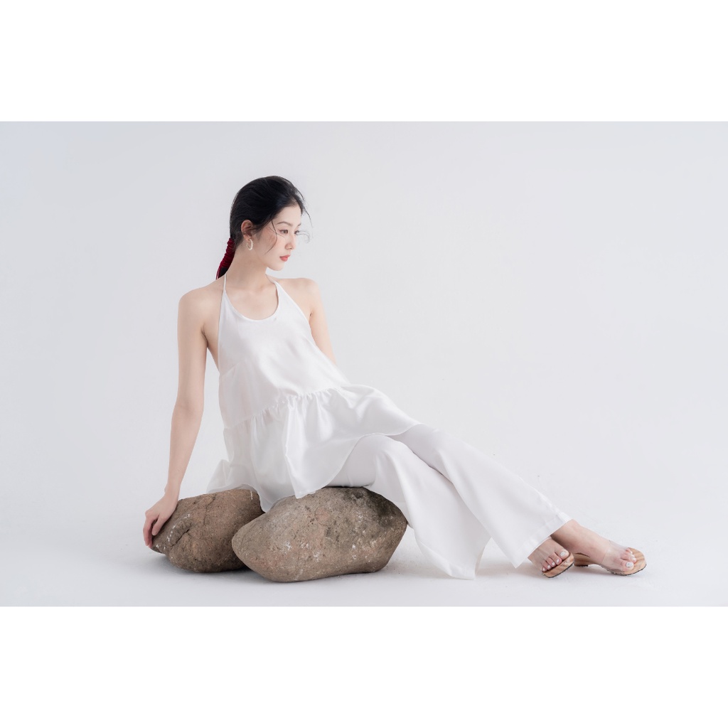 Bộ yếm - quần lụa ống rộng Diệp Liên - Đing Đang