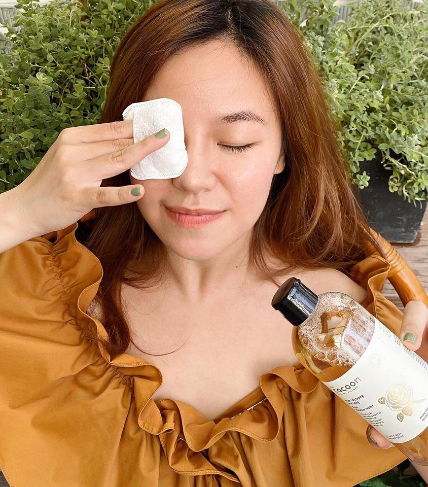 [HCM][DỊU NHẸ SẠCH SÂU] Nước Tẩy Trang Hoa Hồng Cocoon 500ml