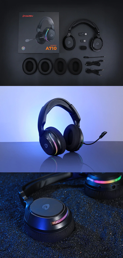 Tai nghe DareU A710 RGB Wireless