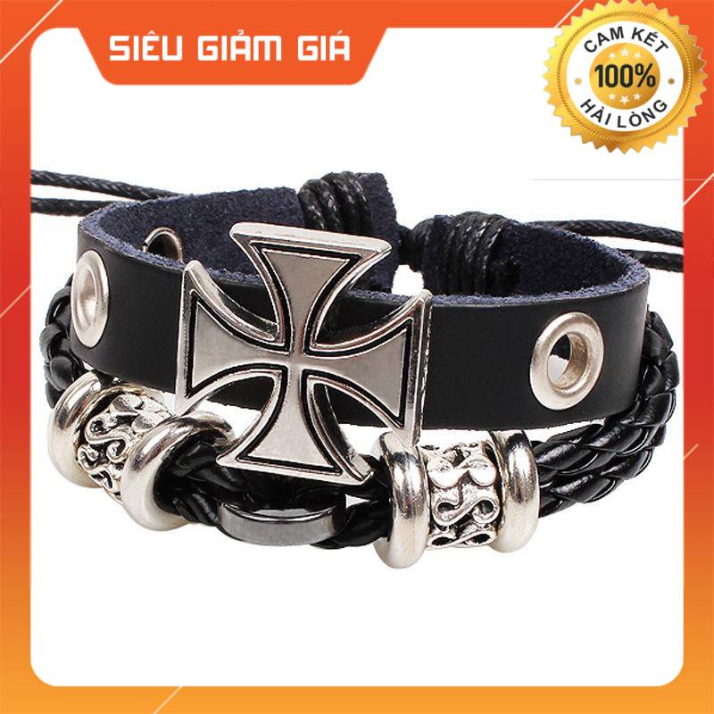 Vòng tay la mã chữ thập tự phong cách Âu Mỹ BR43