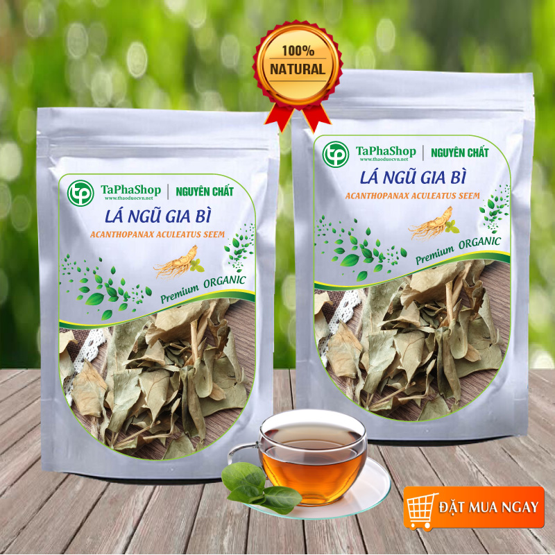 Lá ngũ gia bì khô 1kg - tấn phát