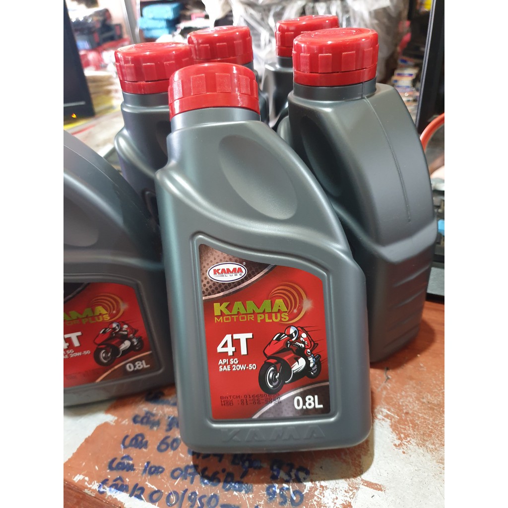 NHỚT KAMA 4T CHO ĐỘNG CƠ MÁY 4 THÌ/KỲ - máy cắt cỏ, máy cưa