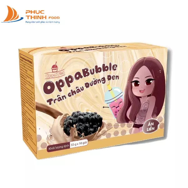 Trân Châu Ăn Liền OppaBubble 350gram ( 35gram * 10 Gói )