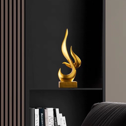 Tượng trang trí decor nhà cửa, phòng khách hình ngọn lửa