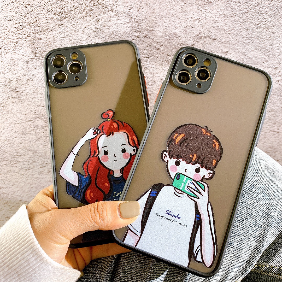 Ốp Lưng Nhám Chống Sock, Va Đập Bảo Vệ Camera Couple Cool