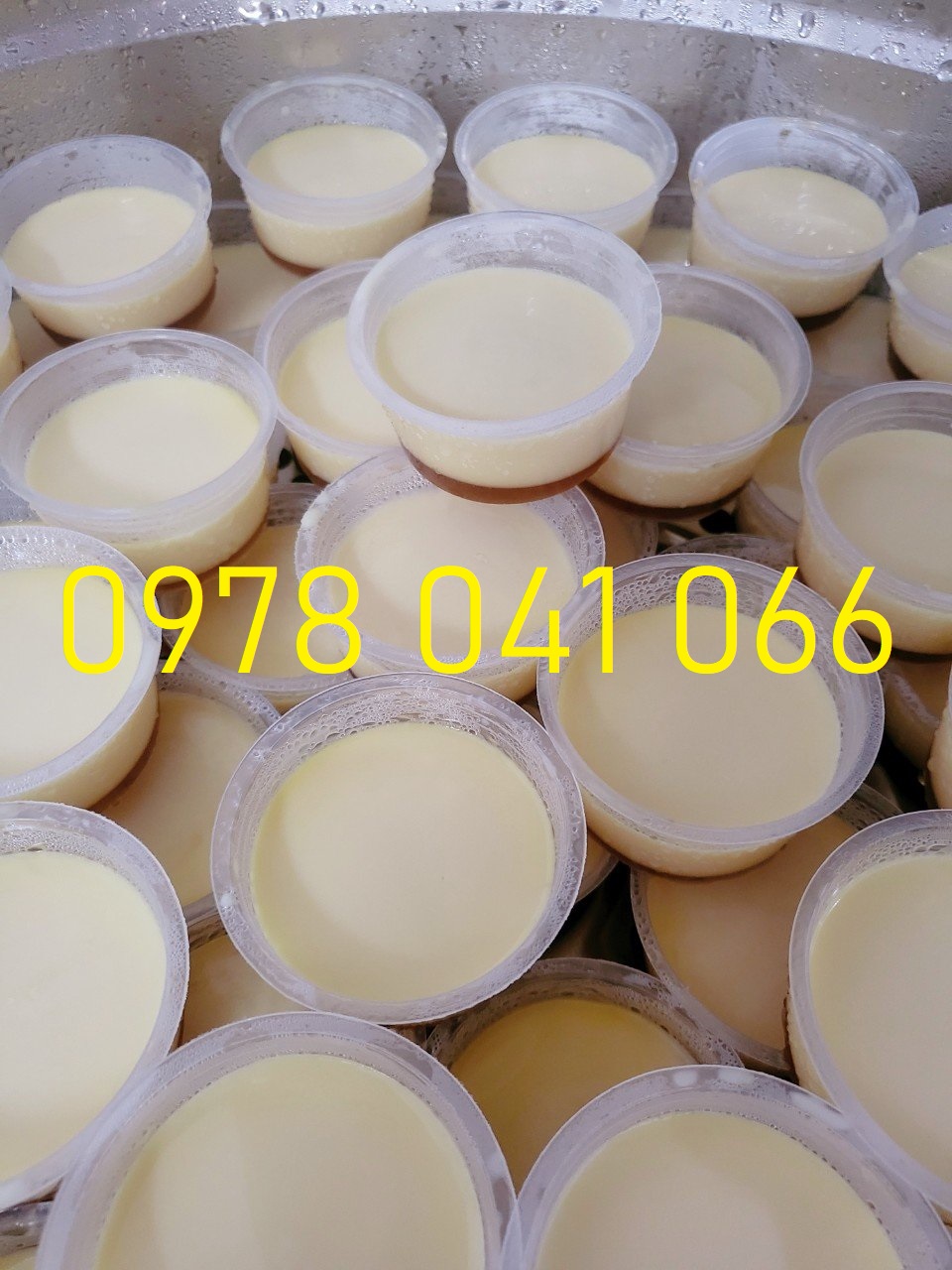 Nồi hấp bánh flan 40cm chạy điện 3 tầng hấp