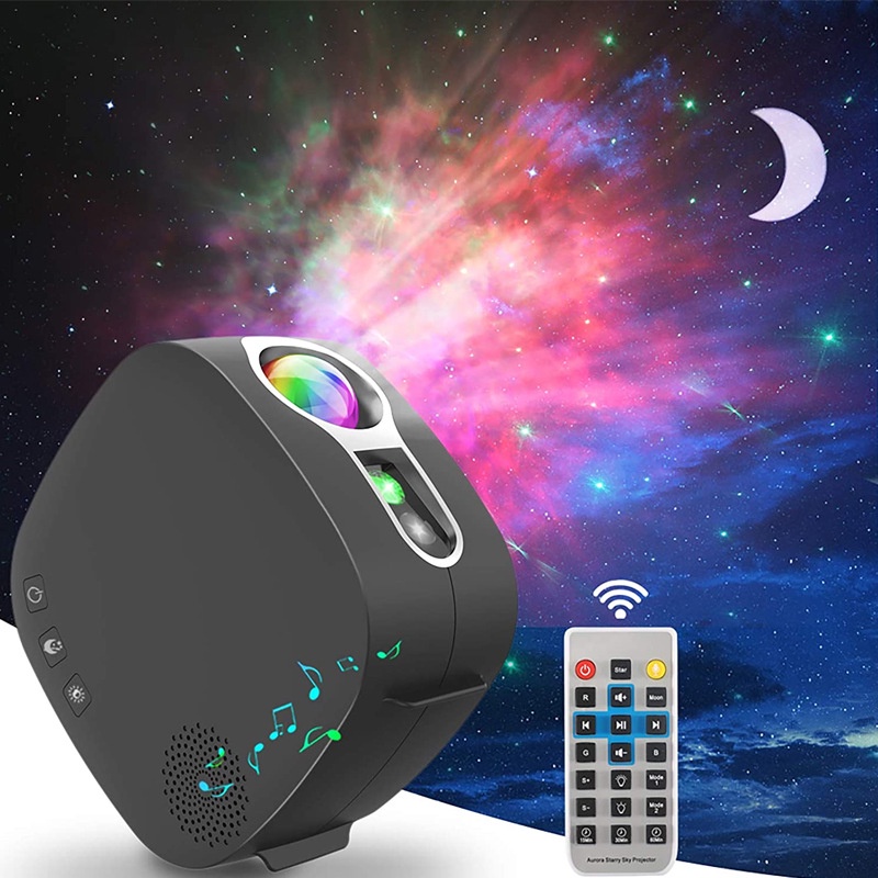 Đèn Thiên Hà V2 7 Màu Dùng Cho Phòng Karaoke, Phòng Bay, Phòng Ngủ Có Điều Khiển Từ Xa Kết Nối Bluetooth