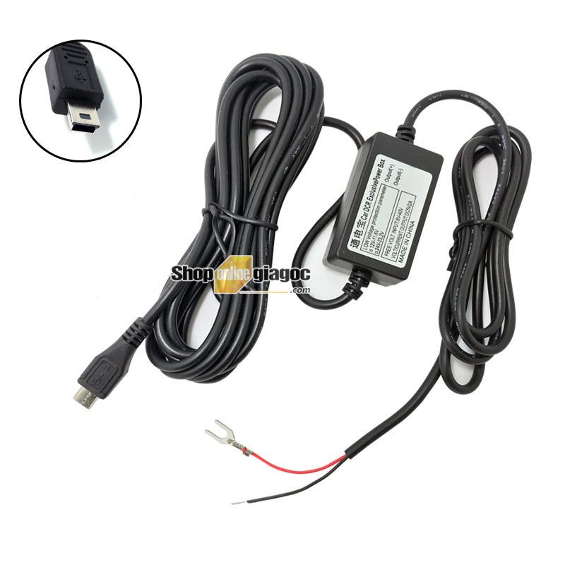 Dây Chuyển Đổi Nguồn Ắc Quy 12-24V Ra Cổng USB 5V 2A