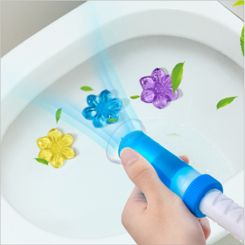 Gel thơm toilet hình hoa DIỆT KHUẨN, KHỬ MÙI giúp nhà tắm nhà vệ sinh luôn thơm mát, dễ chịu với 6 mùi hương tự nhiên