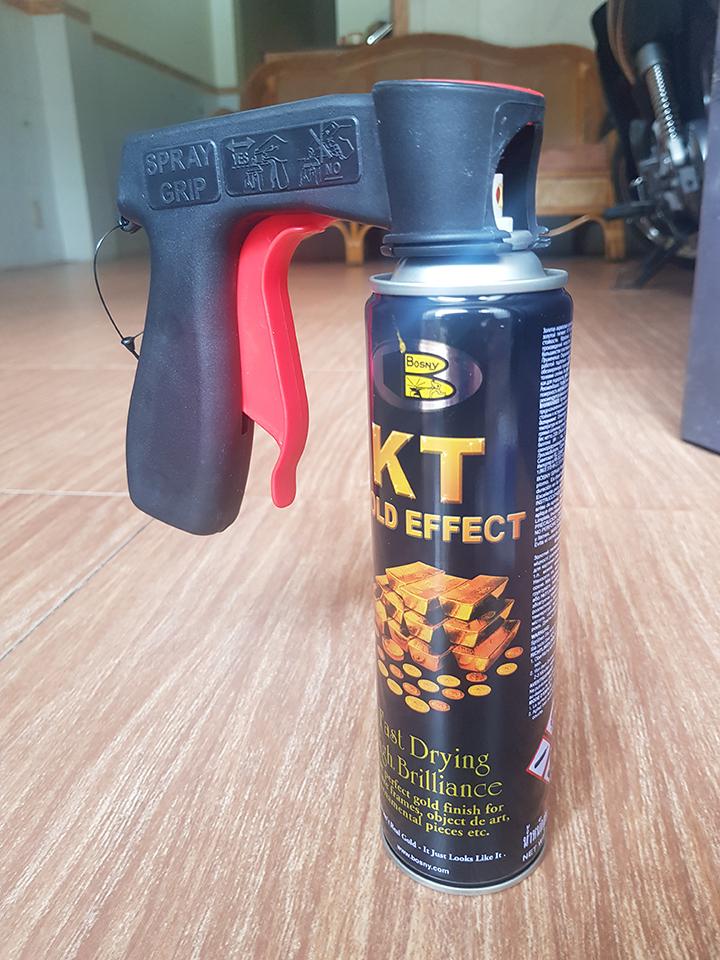 Dụng cụ cầm sơn xịt sơn, dùng cho sơn samurai, atm, win, redfox, bosny..