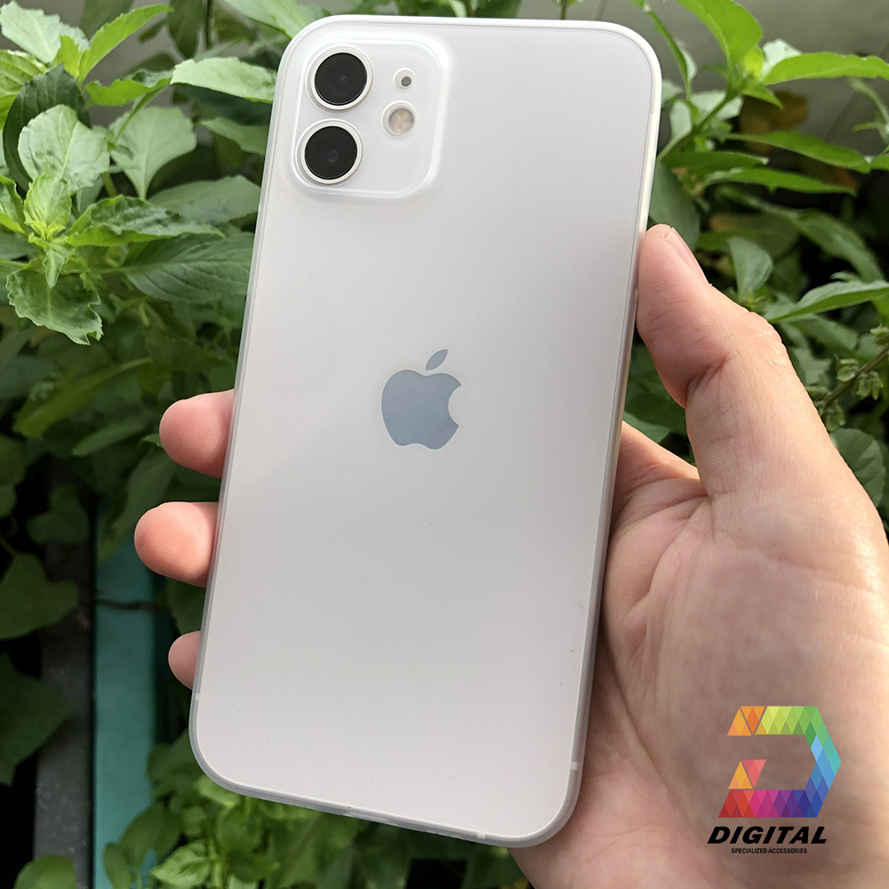 Combo 2 Ốp Lưng Trong Nhám Unibody iPhone 12 Siêu Mỏng