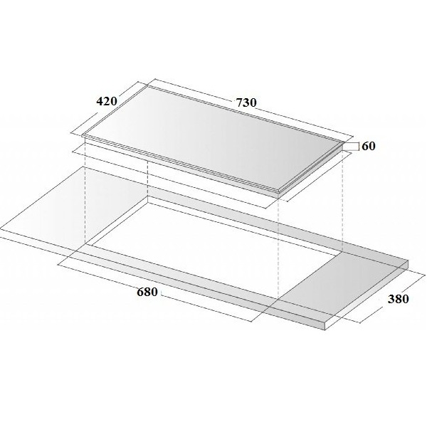 Bếp từ đôi Lorca LCI-886