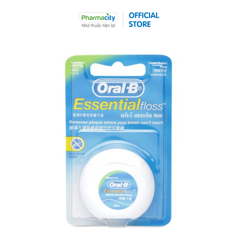 Chỉ nha khoa Oral-B Essential Floss (50m/hộp)