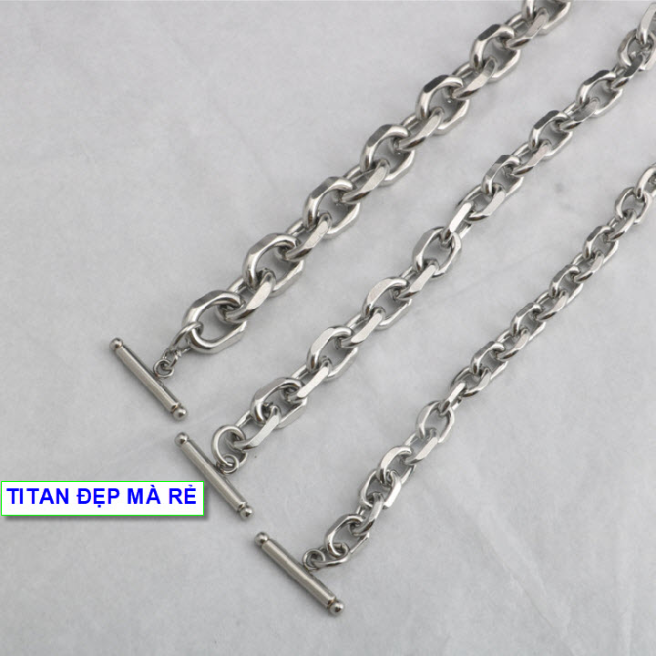 Bangles style rope chain titanium male Korean style multi size-commitment 1 Đổi 1 if rust