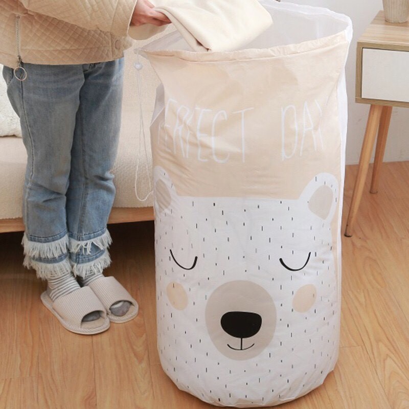 Túi đựng chăn màn quần áo dáng tròn
